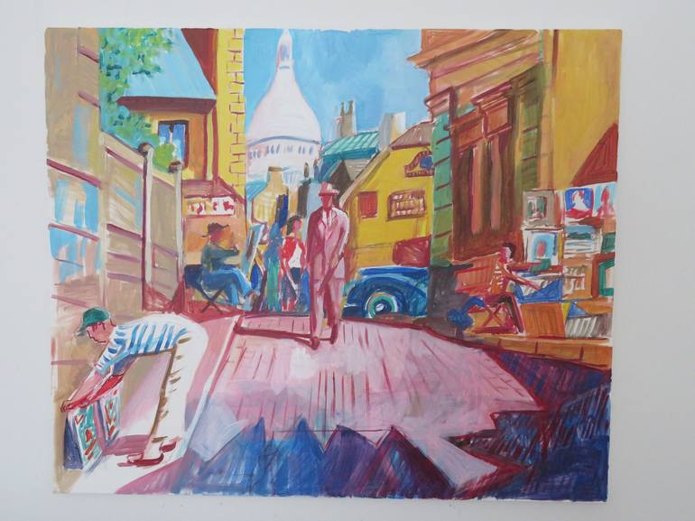 Original Fine Art Cities Painting by Stephen Abela