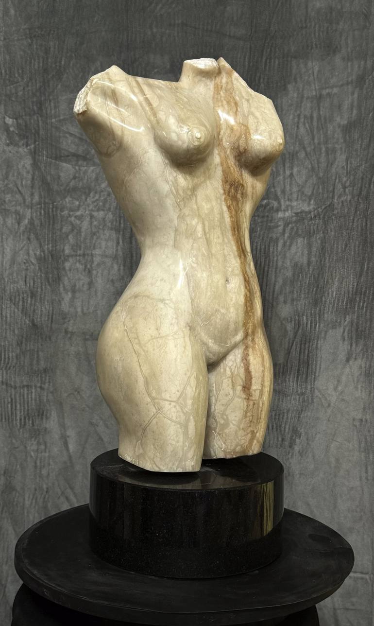 Original Contemporary Nude Sculpture by Joel Shapses