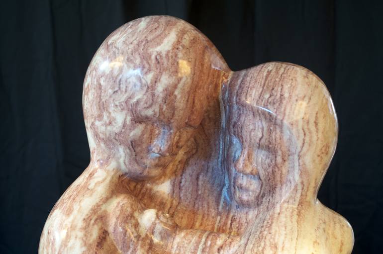 Original Figurative Family Sculpture by Joel Shapses