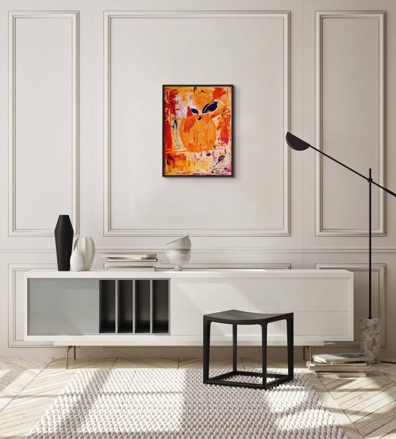 Original Modernism Abstract Painting by Anda Marcu