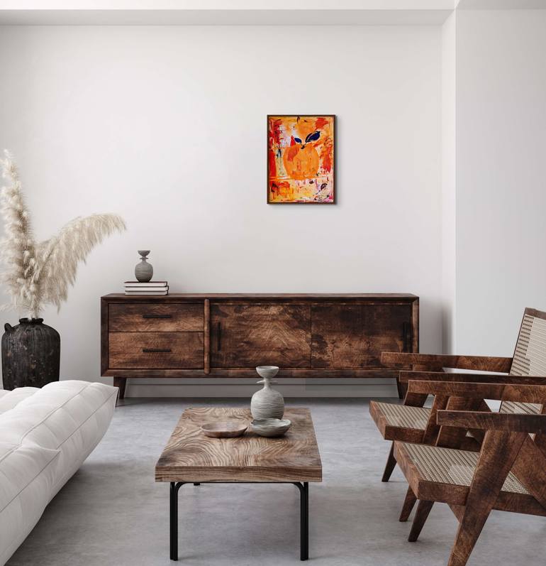 Original Modernism Abstract Painting by Anda Marcu