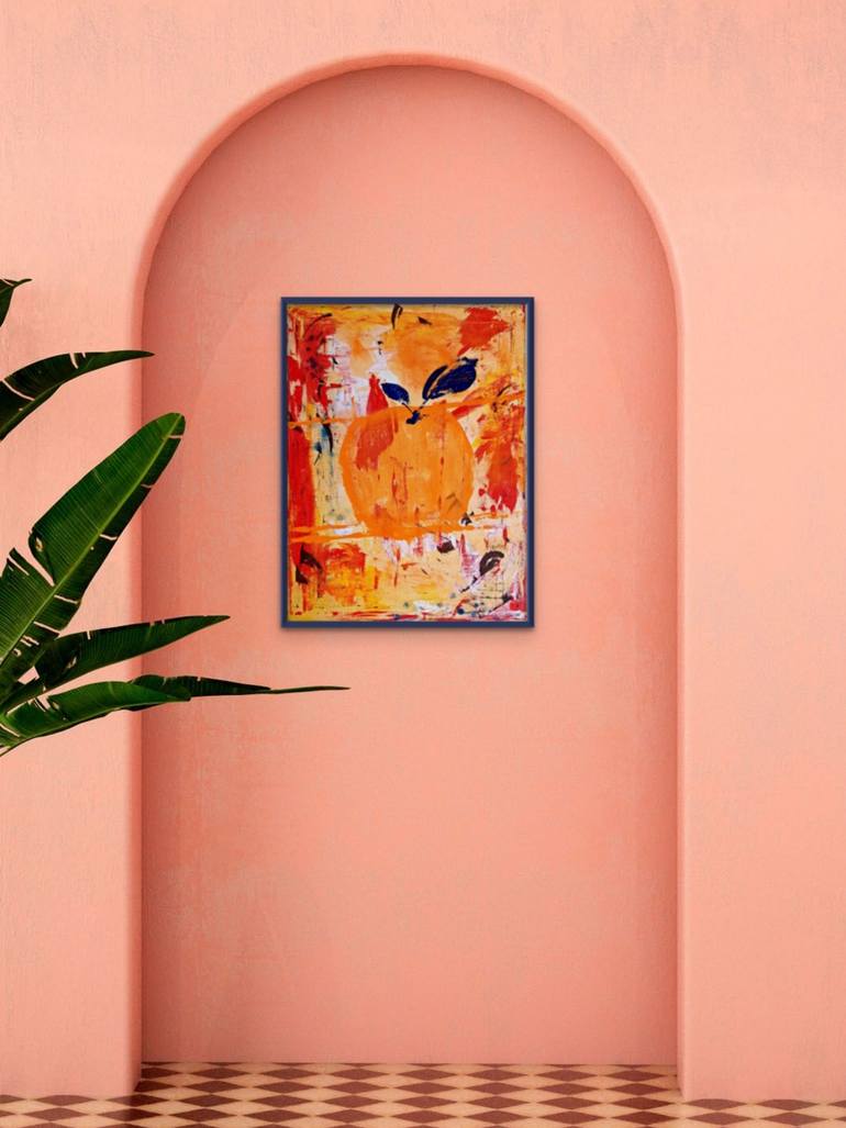 Original Modernism Abstract Painting by Anda Marcu