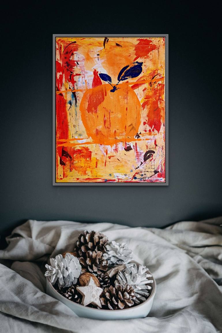 Original Modernism Abstract Painting by Anda Marcu