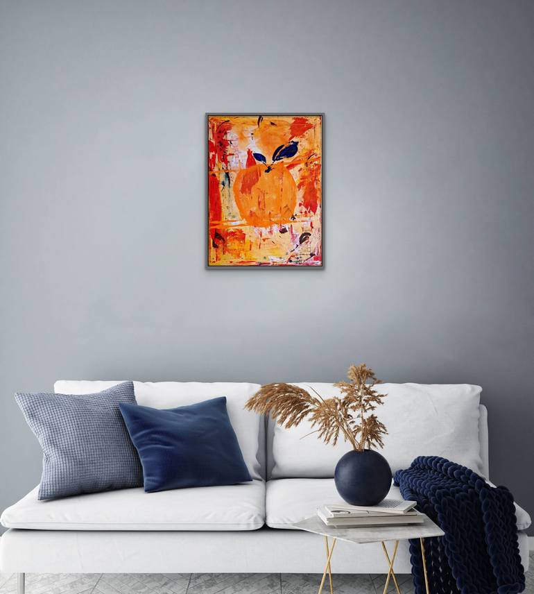 Original Modernism Abstract Painting by Anda Marcu