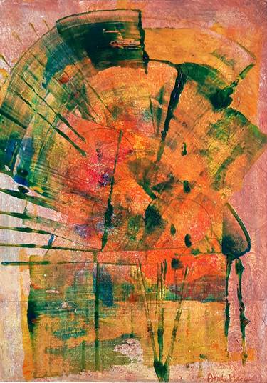 Print of Abstract Garden Paintings by Anda Marcu