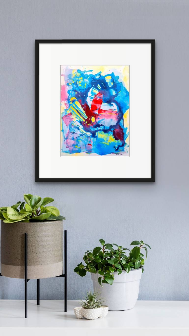 Original Abstract Nature Painting by Anda Marcu