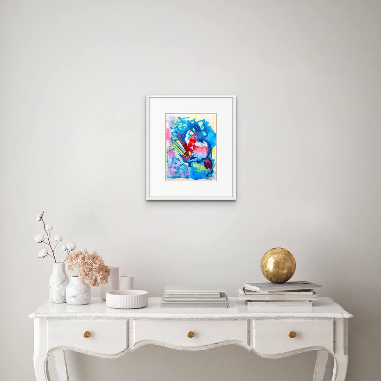 Original Abstract Nature Painting by Anda Marcu