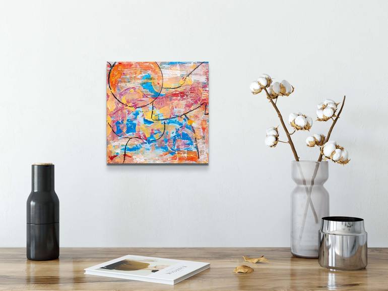 Original Abstract Nature Painting by Anda Marcu