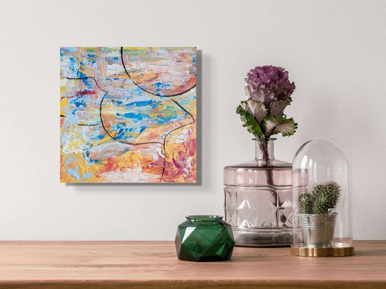 Original Abstract Nature Painting by Anda Marcu