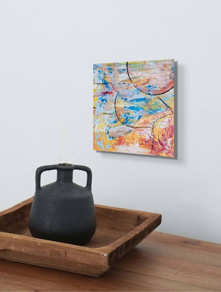 Original Abstract Nature Painting by Anda Marcu