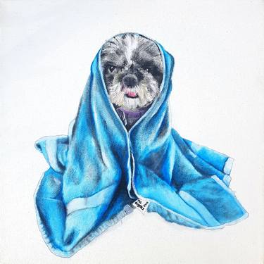 Print of Portraiture Dogs Paintings by Phil Griffiths