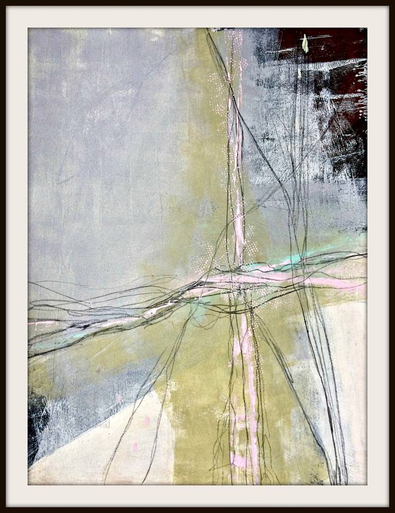 Original Abstract Expressionism Abstract Painting by Judy Jacobs