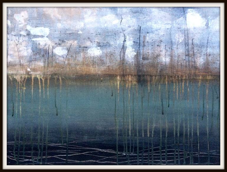 Original Abstract Water Painting by Judy Jacobs