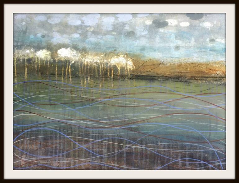 Original Abstract Landscape Painting by Judy Jacobs