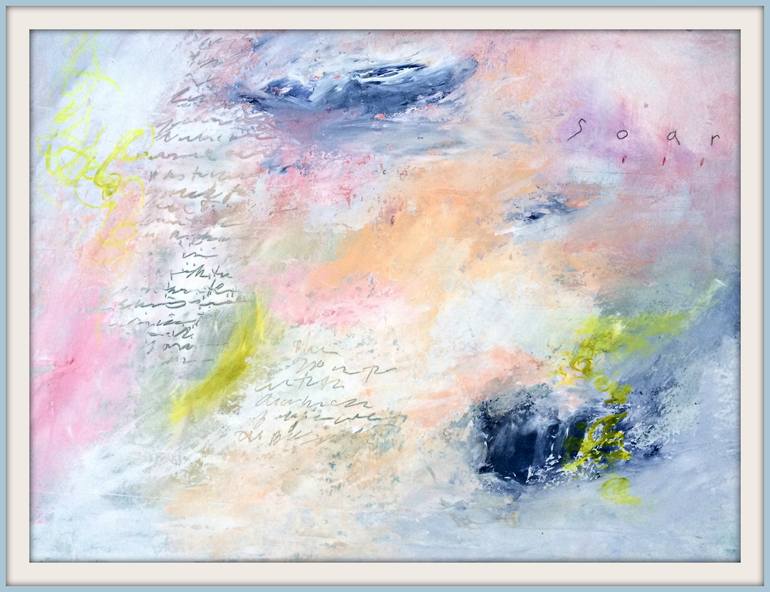 Original Abstract Expressionism Aerial Painting by Judy Jacobs