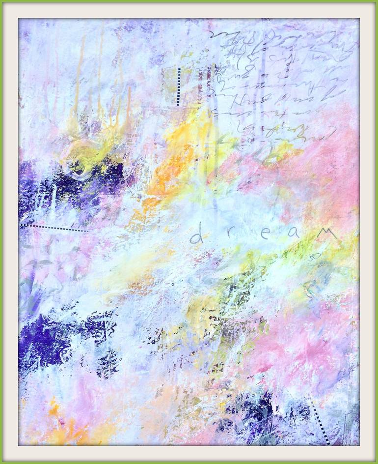 Original Abstract Expressionism Abstract Painting by Judy Jacobs