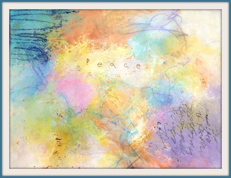 Original Abstract Political Painting by Judy Jacobs