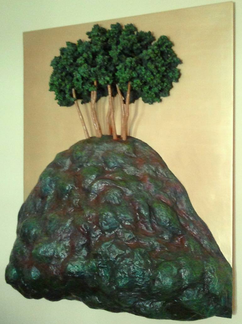 Original Landscape Sculpture by Ilario Massetti