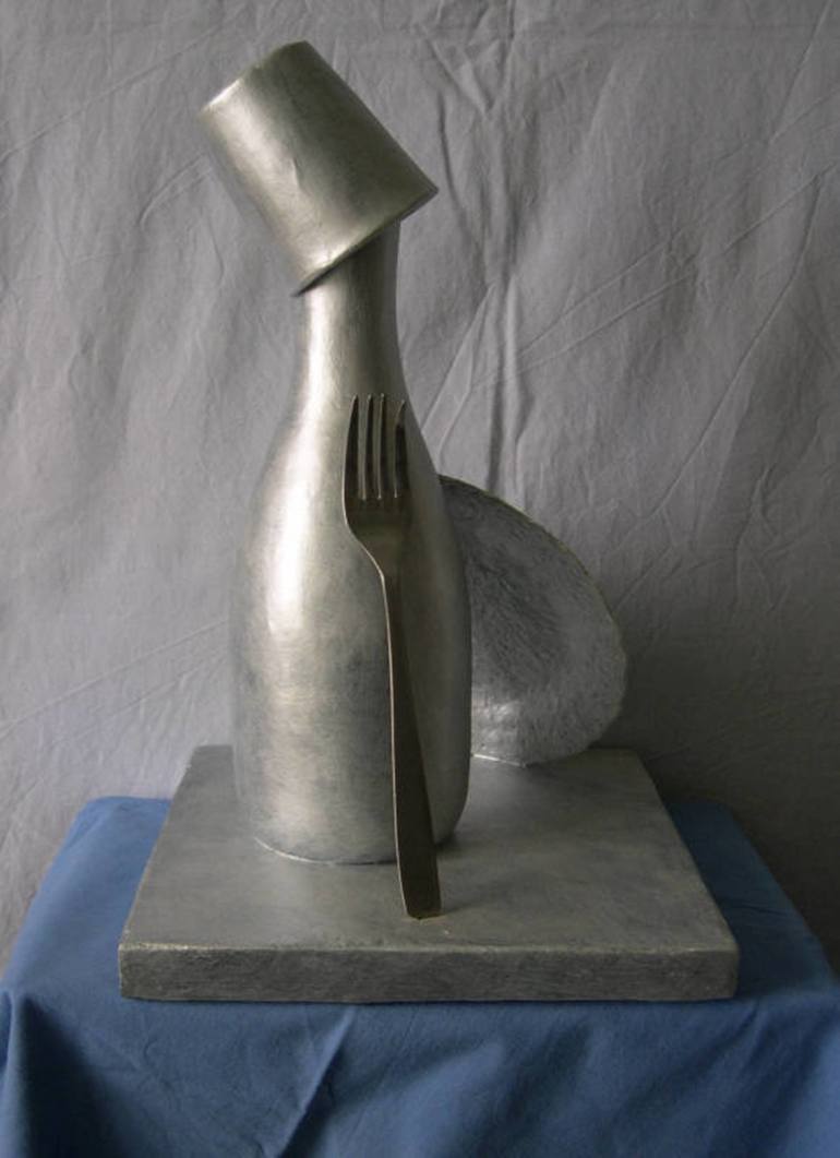 Original Conceptual Still Life Sculpture by Ilario Massetti