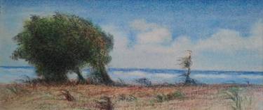 Original Figurative Landscape Drawings by Ilario Massetti