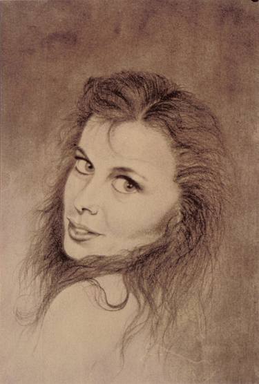 Print of Portrait Drawings by Ilario Massetti
