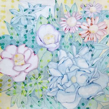 Original Fine Art Garden Paintings by Eunmee Kim
