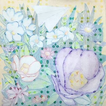 Original Fine Art Garden Paintings by Eunmee Kim