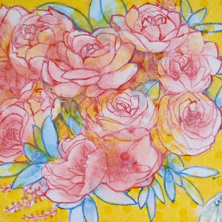 Original Abstract Expressionism Nature Painting by Eunmee Kim