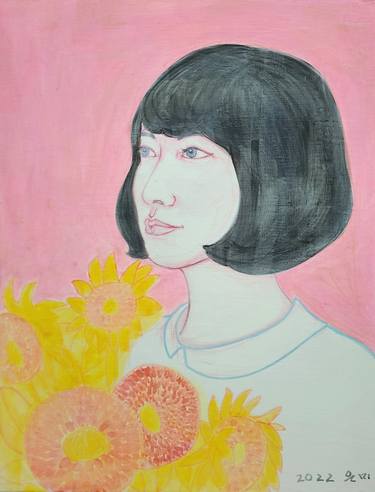 Print of People Paintings by Eunmee Kim