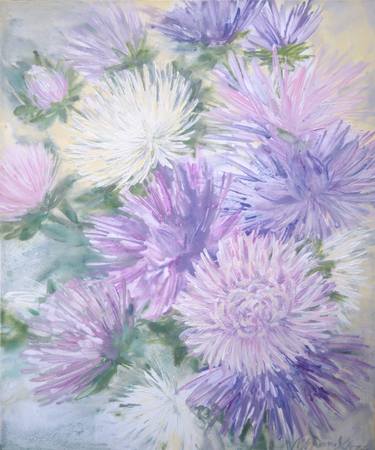 Print of Fine Art Floral Paintings by Natasha Marinoha