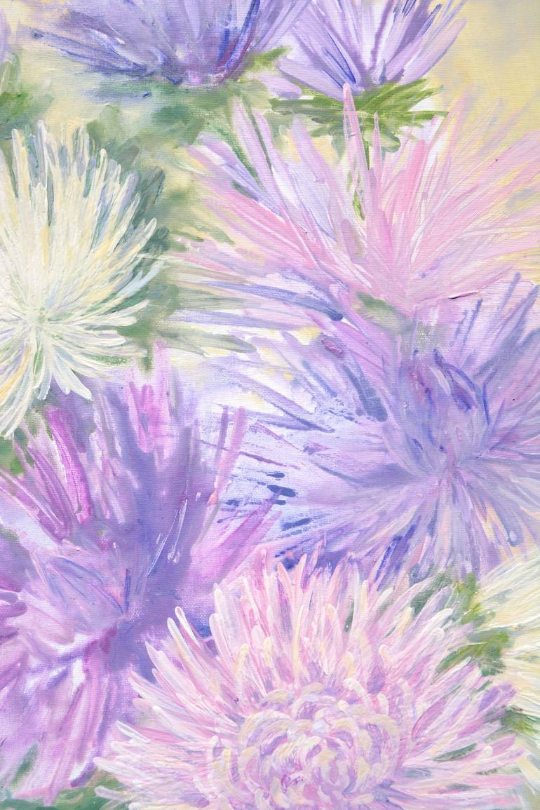 Original Fine Art Floral Painting by Natasha Marinoha