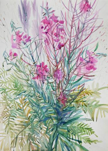 Original Fine Art Floral Paintings by Natasha Marinoha