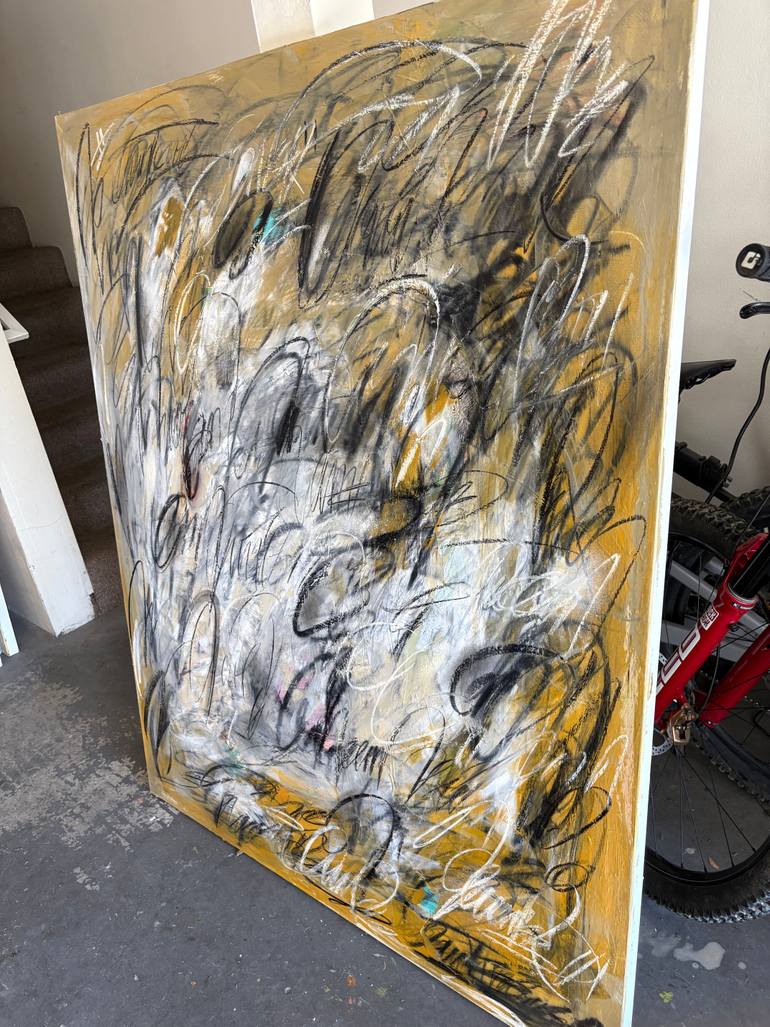 Original Abstract Expressionism Abstract Painting by Laurent  Proneur