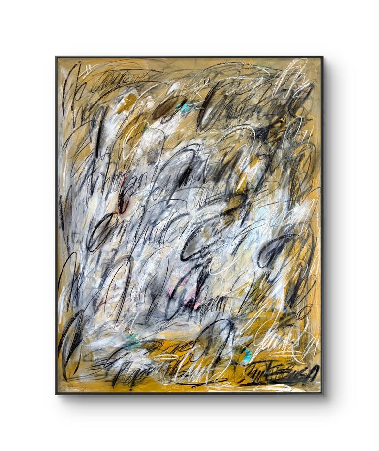 Original Abstract Expressionism Abstract Painting by Laurent  Proneur