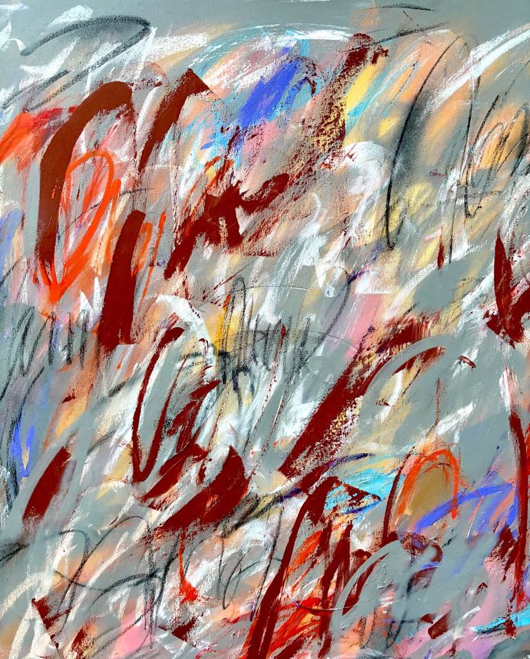 Original Abstract Expressionism Abstract Painting by Laurent  Proneur
