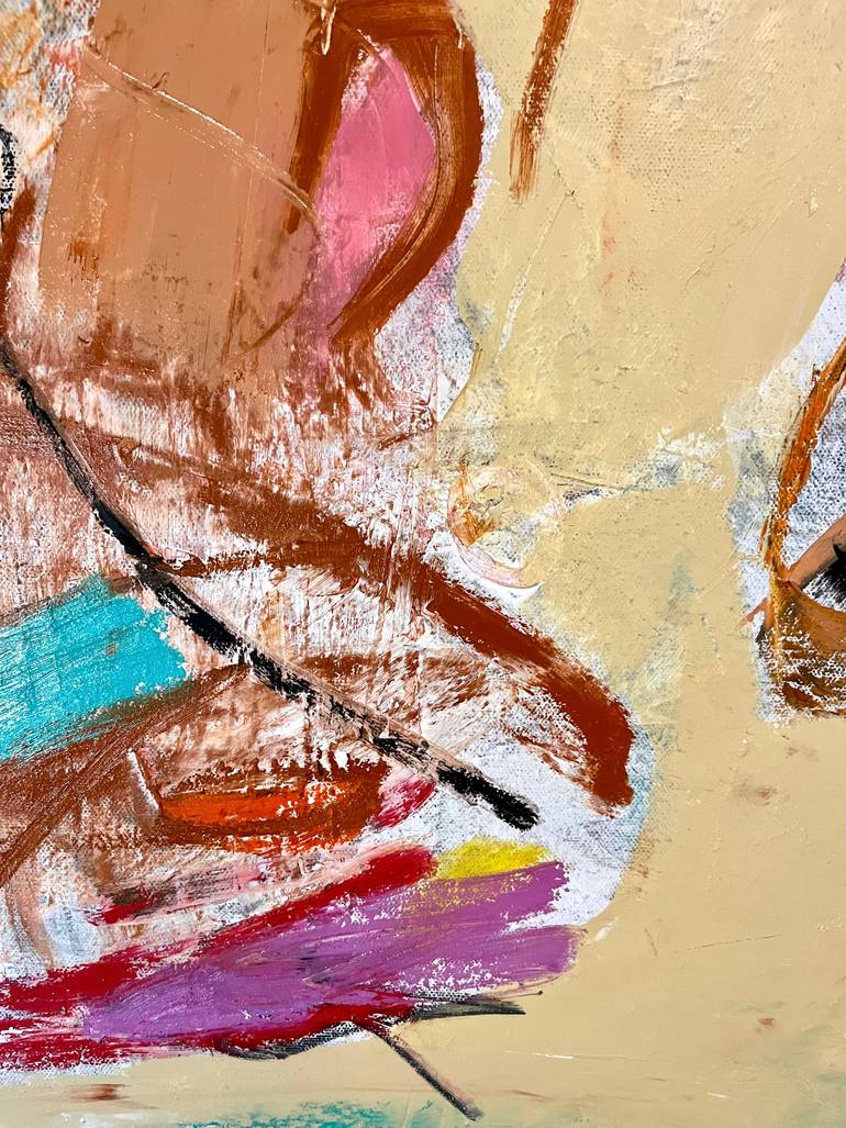 Original Abstract Expressionism Abstract Painting by Laurent  Proneur