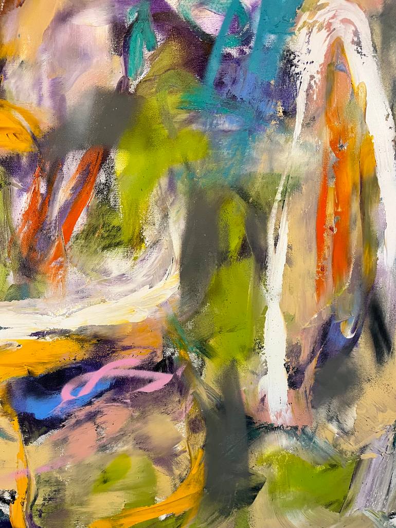 Original Abstract Expressionism Abstract Painting by Laurent  Proneur