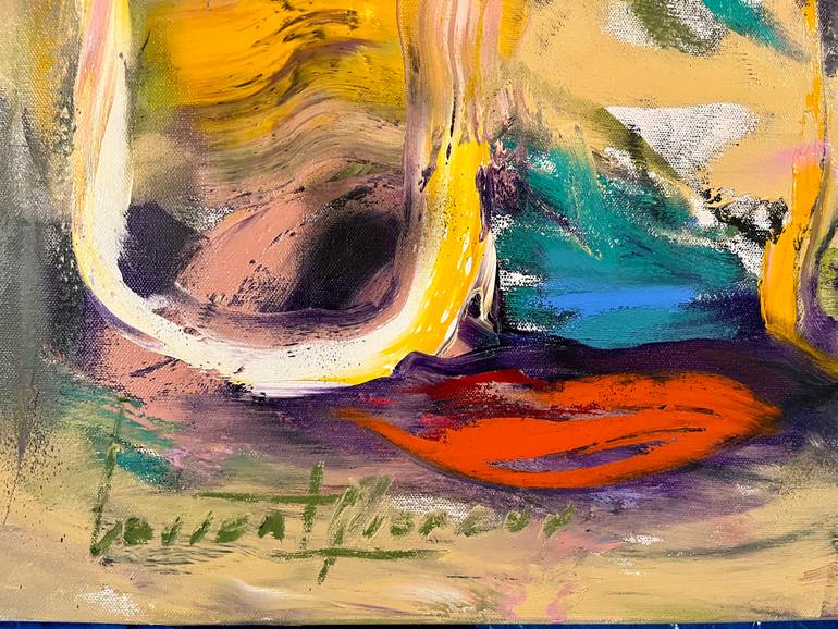Original Abstract Expressionism Abstract Painting by Laurent  Proneur