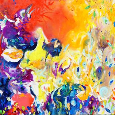 Original Abstract Expressionism Abstract Paintings by jelena b