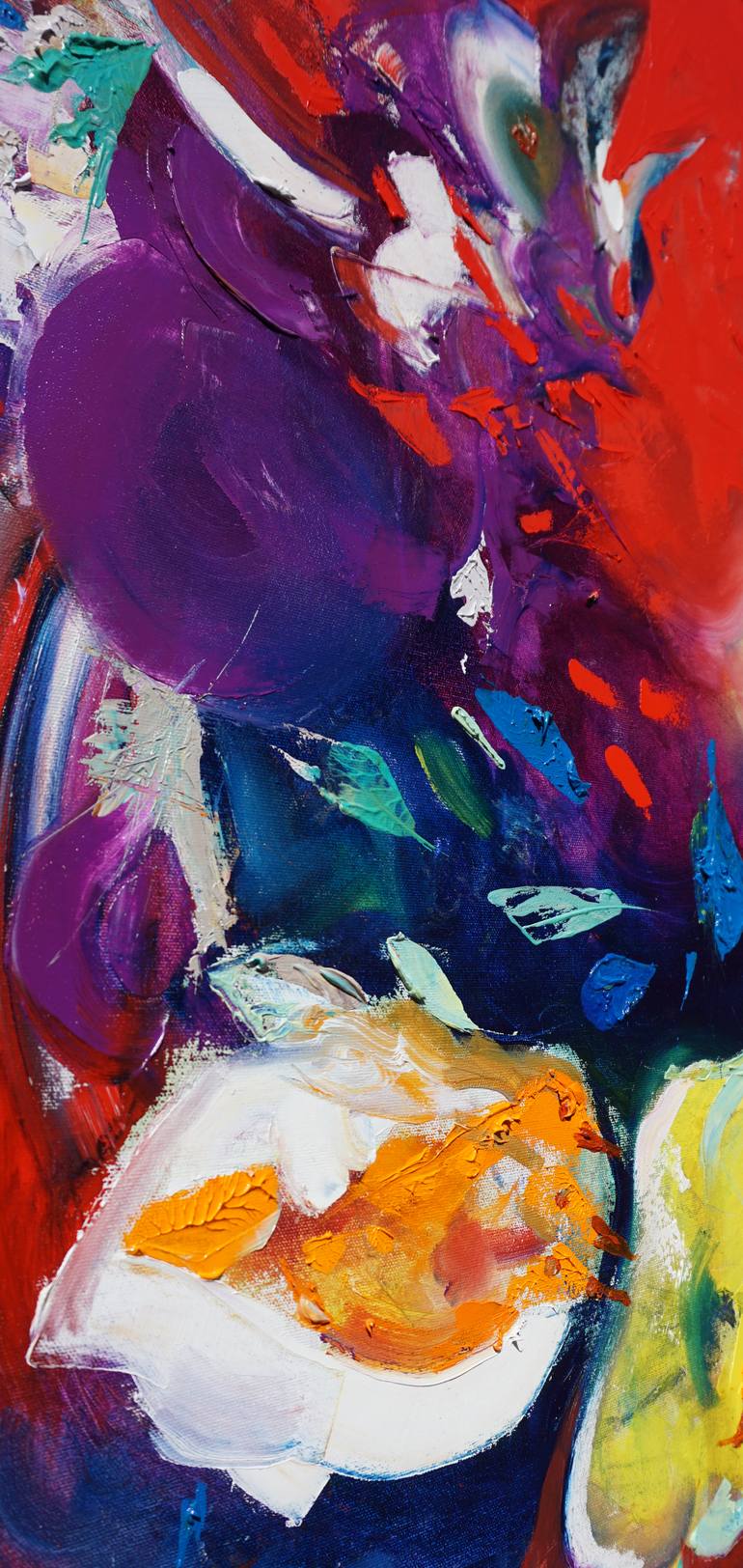 Original Abstract Expressionism Abstract Painting by Jelena B