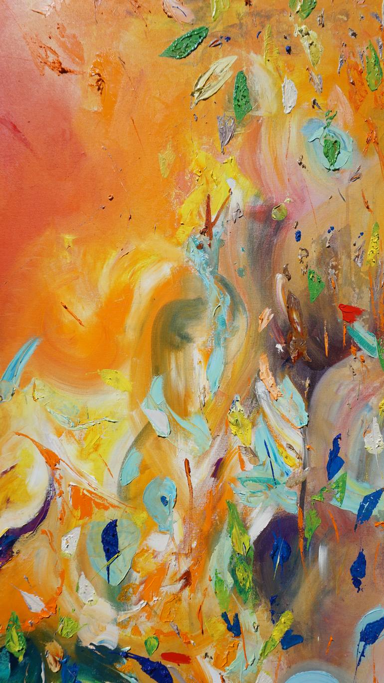 Original Abstract Expressionism Abstract Painting by Jelena B