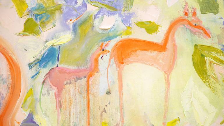 Original Abstract Expressionism Abstract Painting by Jelena B