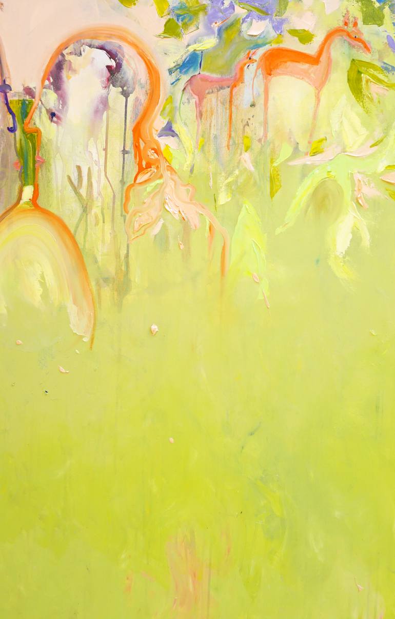 Original Abstract Expressionism Abstract Painting by Jelena B