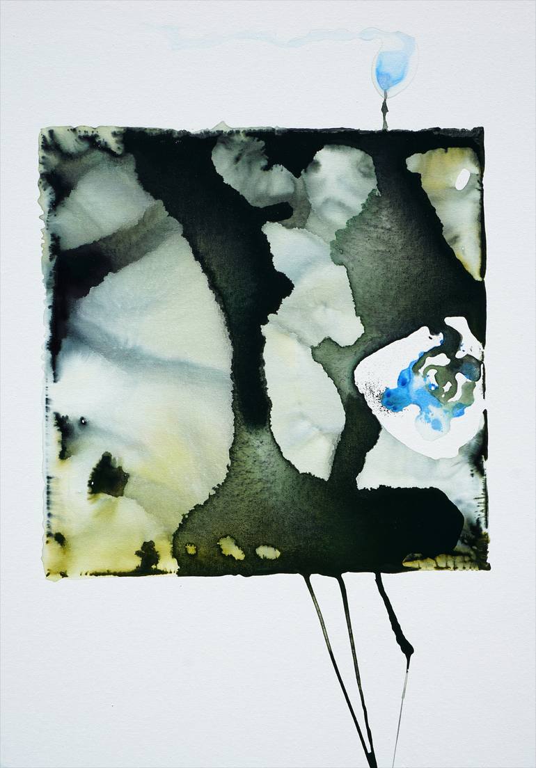 Original Abstract Expressionism Abstract Painting by Jelena B