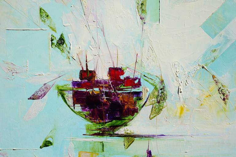 Original Abstract Still Life Painting by Jelena B