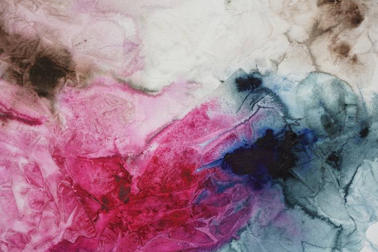 Original Abstract Expressionism Abstract Painting by Jelena B