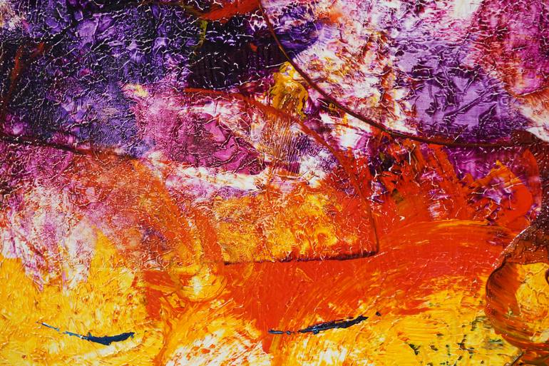 Original Abstract Expressionism Abstract Painting by Jelena B