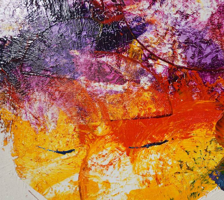 Original Abstract Expressionism Abstract Painting by Jelena B
