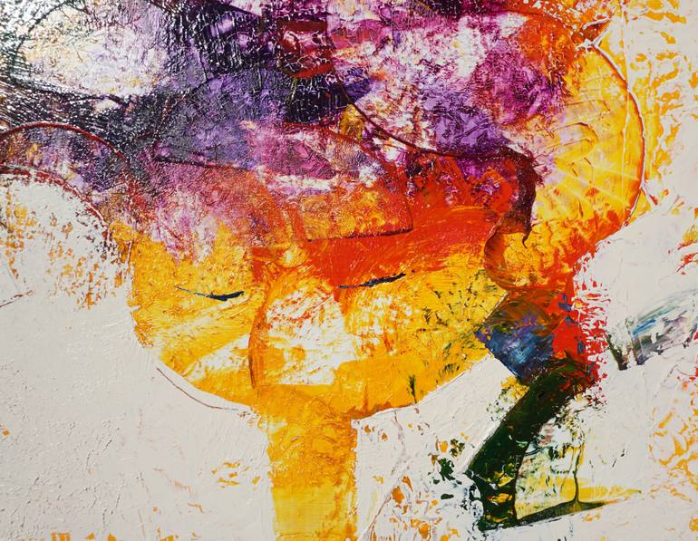 Original Abstract Expressionism Abstract Painting by Jelena B