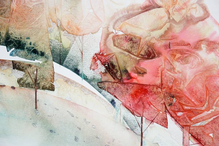 Original Abstract Landscape Painting by Jelena B